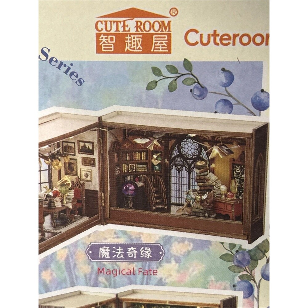Mini Dollhouse Kit Fantasy Rubiks Cube Mini Word Dye Cute room Magical Fate NEW